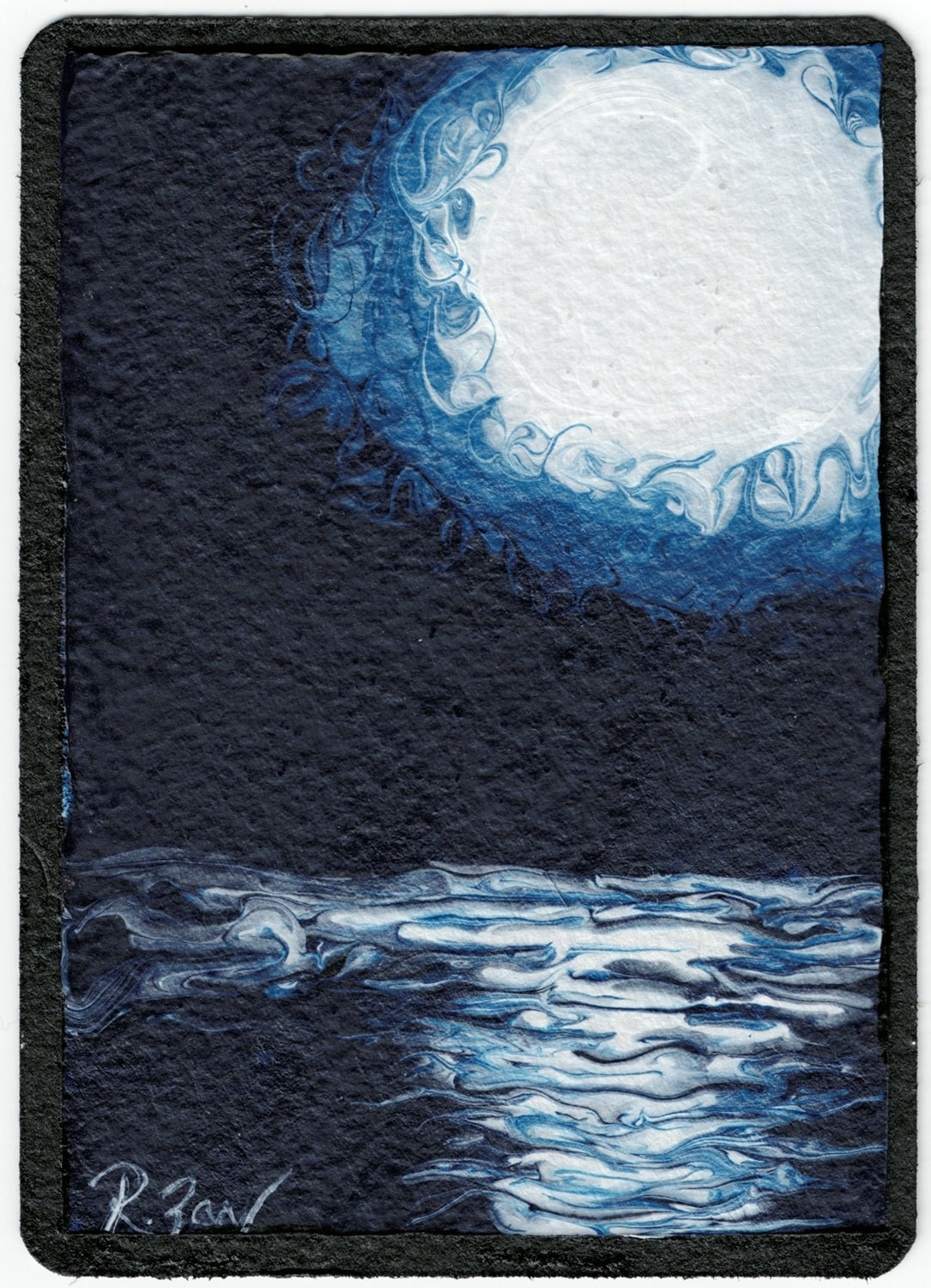 Moonlit Serenity - Original ACEO