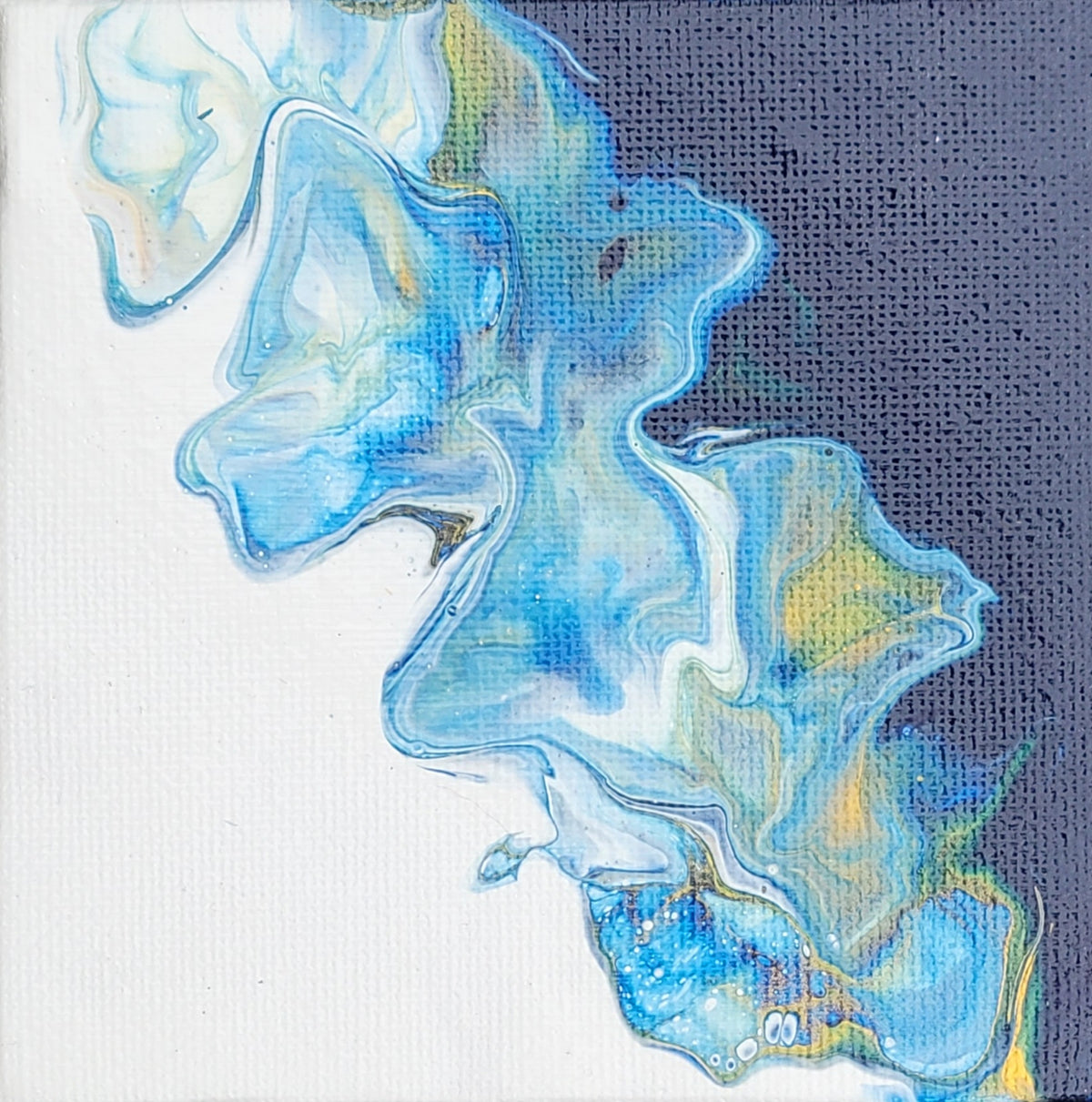Sold - A Breath of Blue 3 x 3